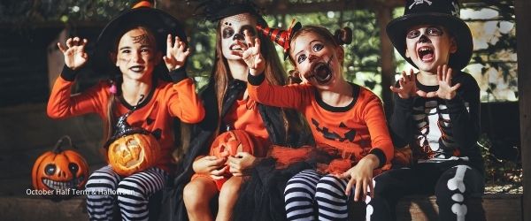 October Half Term and Halloween Event and Things to Do across South East England